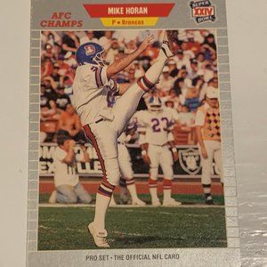 Mike Horan 1989 Pro Set #103 Football Card